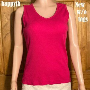 NWOT Vintage Athletic Works V Neck Tank Top Size L